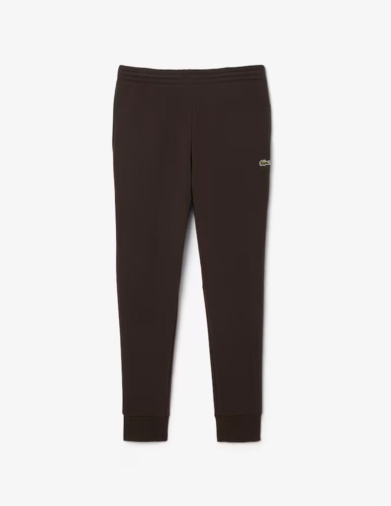 Pantalón de Chándal Lacoste de Corte Ajustado Marrón Hombre