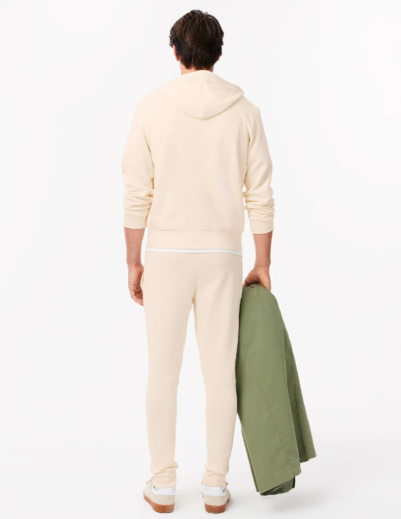 Pantalón Lacoste con Logo Beige Hombre