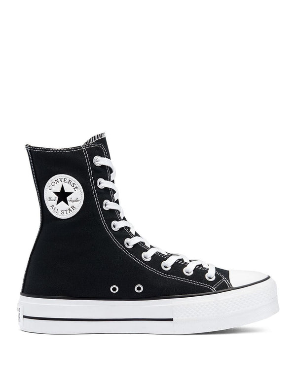 Converse Chuck Taylor All Star High Top Con Plataforma Negra Mujer 170522C Black