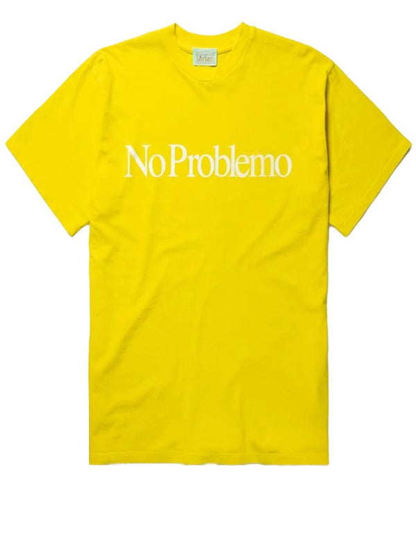 Camiseta Aries No Problemo Amarilla Hombre