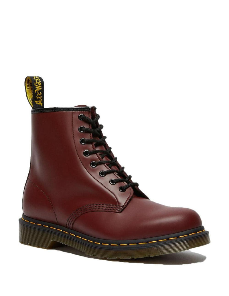 Botas Altas Dr. Martens 1460 De Piel Rojas Cherry Unisex