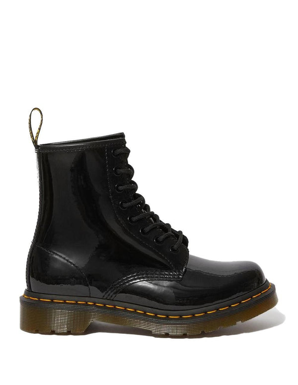 Dr.Martens 1460 Patent Leather Boots Womens Black