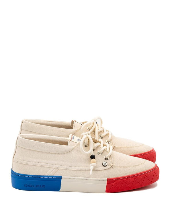 Dolfie Dylan With French Flag On Sole Beige Men