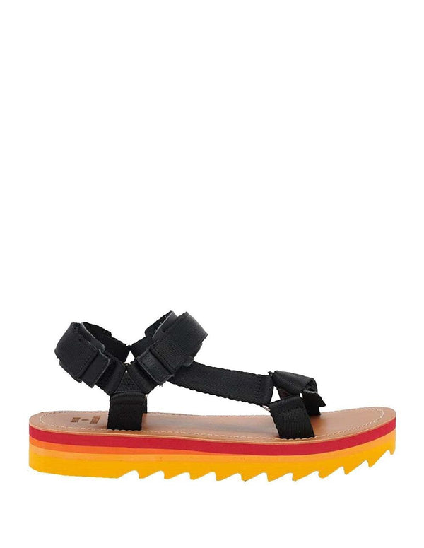 Superdry Surf Trek Womens Black Sandals