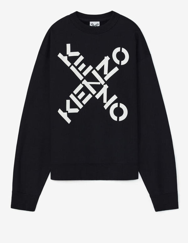 KENZO Sport 'Big X' Black Men's Sweatshirt