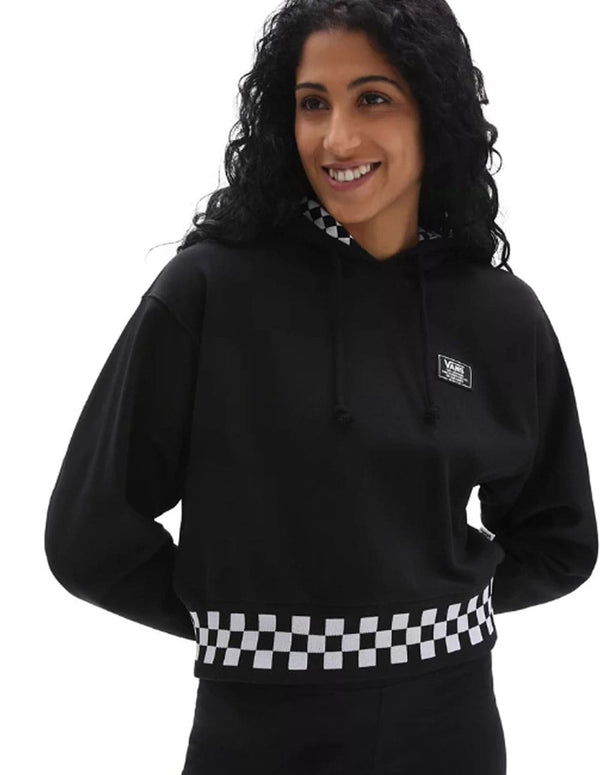 Sudadera con Capucha Vans Boom Boom 66 Negra Mujer