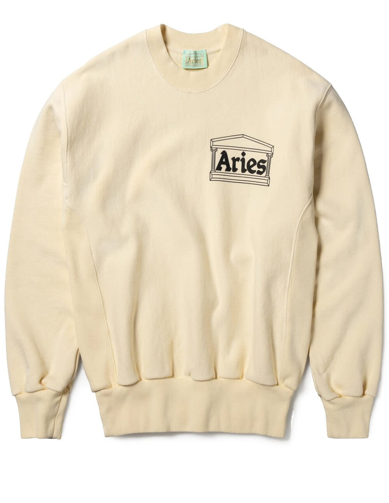 Aries Arise Premium Temple Beige Men's Sweatshirt