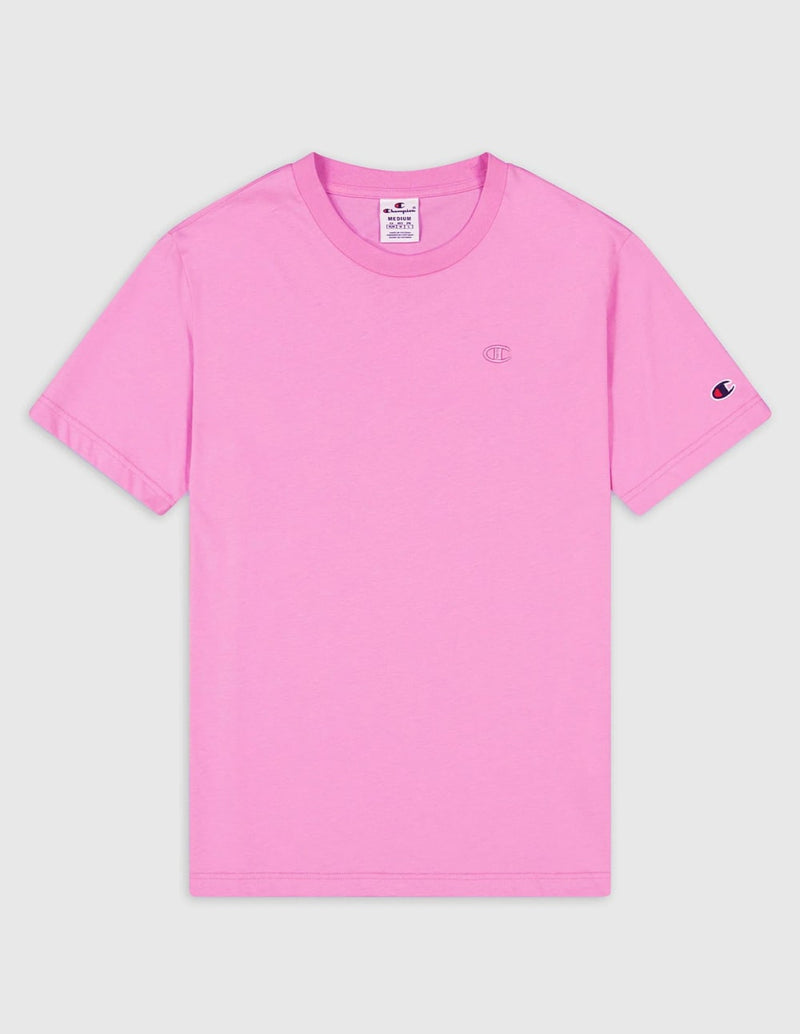 Men's Champion Pink Logo T-Shirt