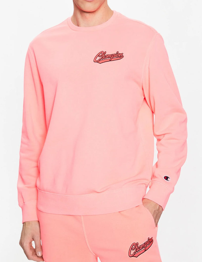 Men's Champion Pink Logo Sweatshirt