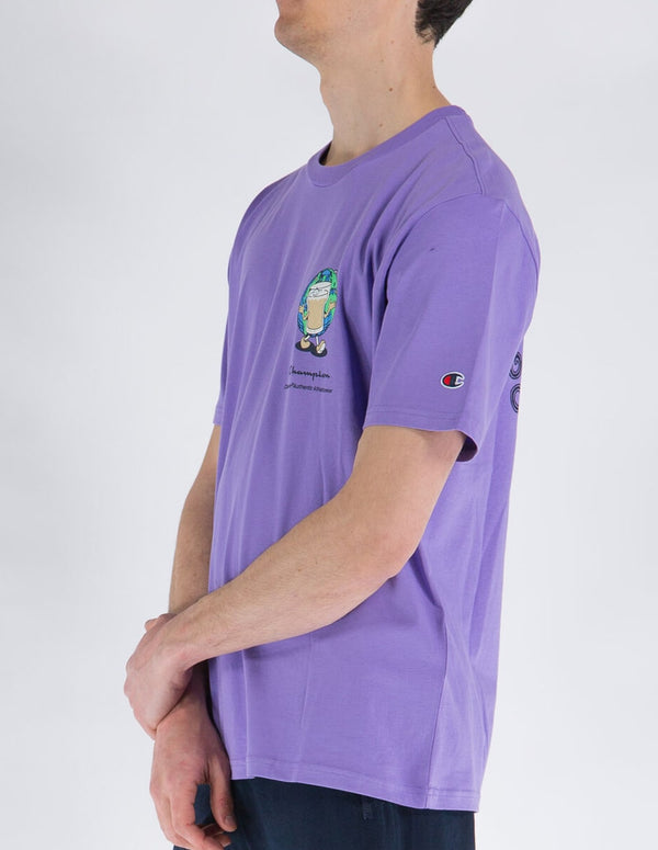Champion Rochester Stampa Purple Men's T-Shirt
