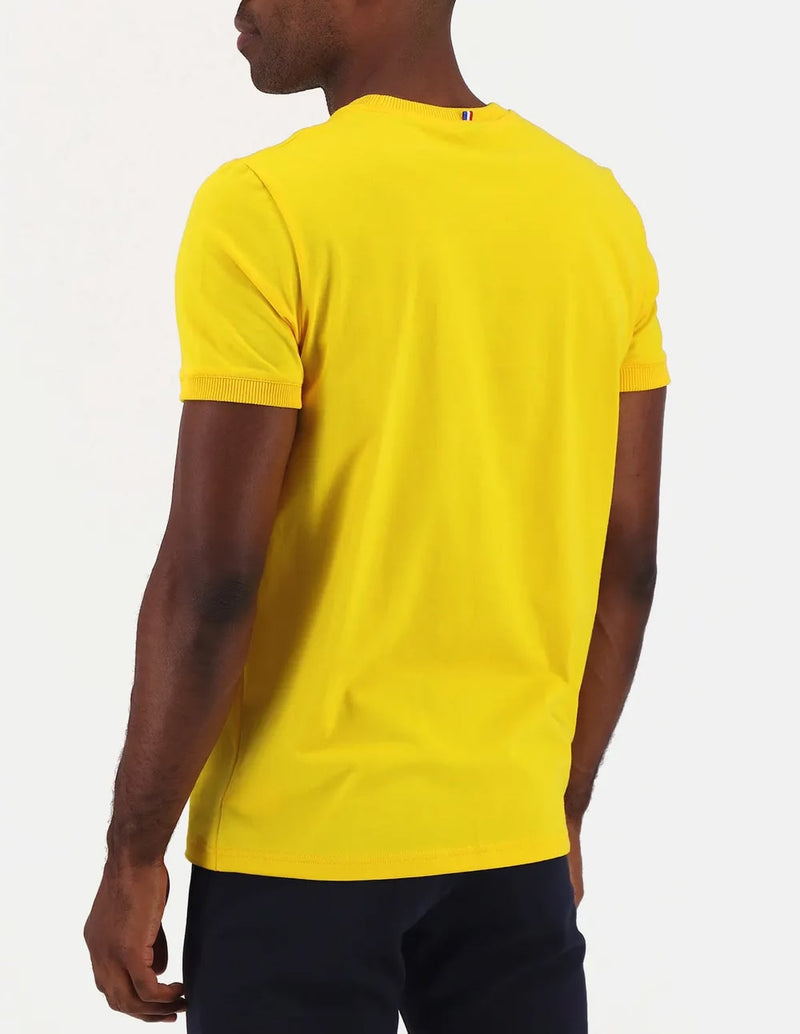 Camiseta Le Coq Sportif Essentiels Amarilla Hombre