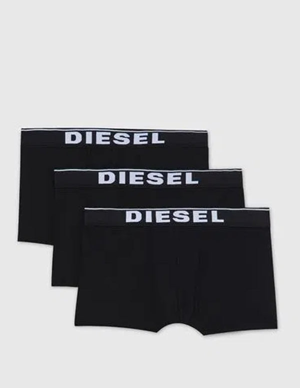 Boxer DIESEL UMBX-Damien Pack de 3 Negros Hombre