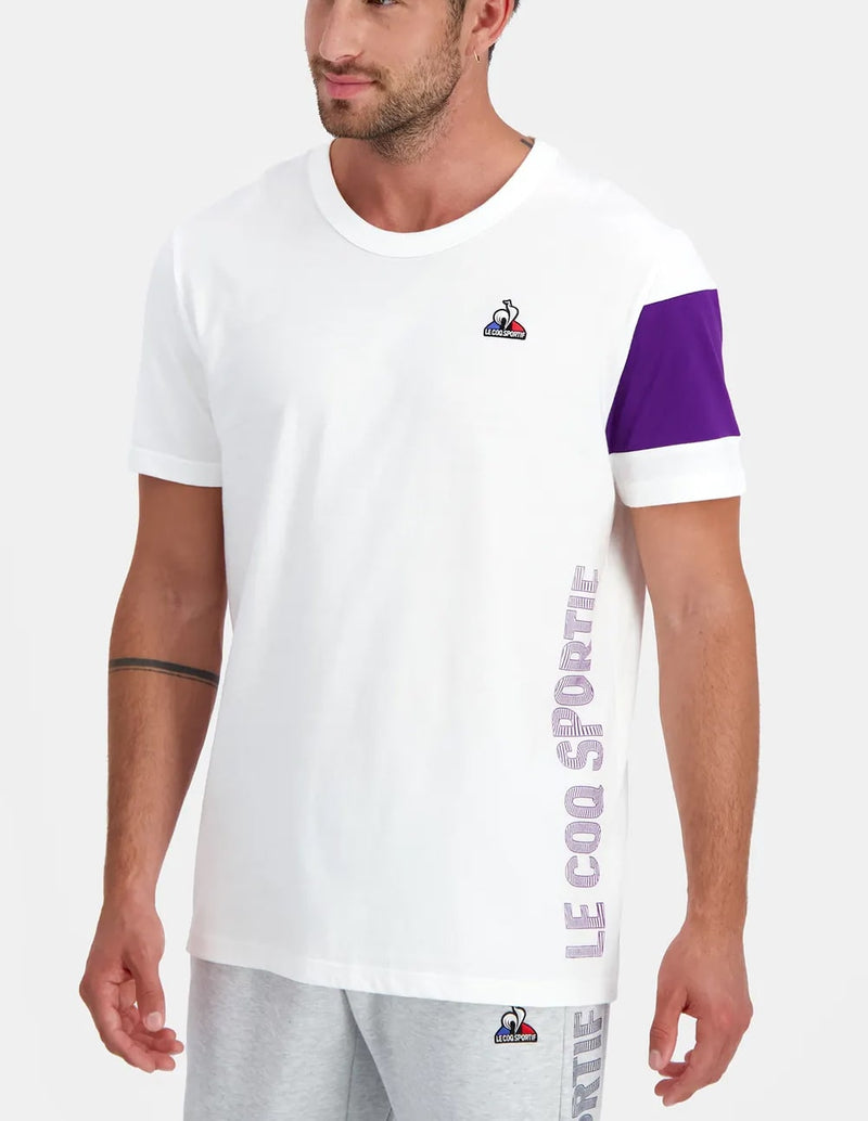 Camiseta Le Coq Sportif Saison Blanca Unisex
