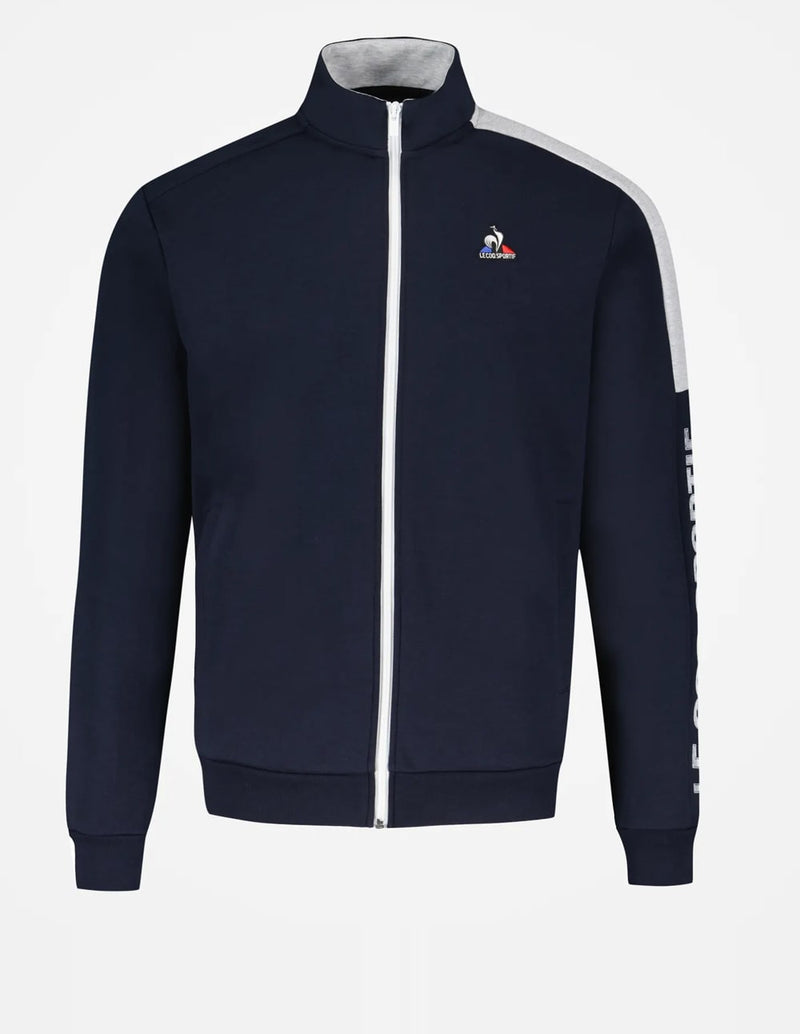 Le Coq Sportif Saison Sweatshirt with Zip Navy Blue Man