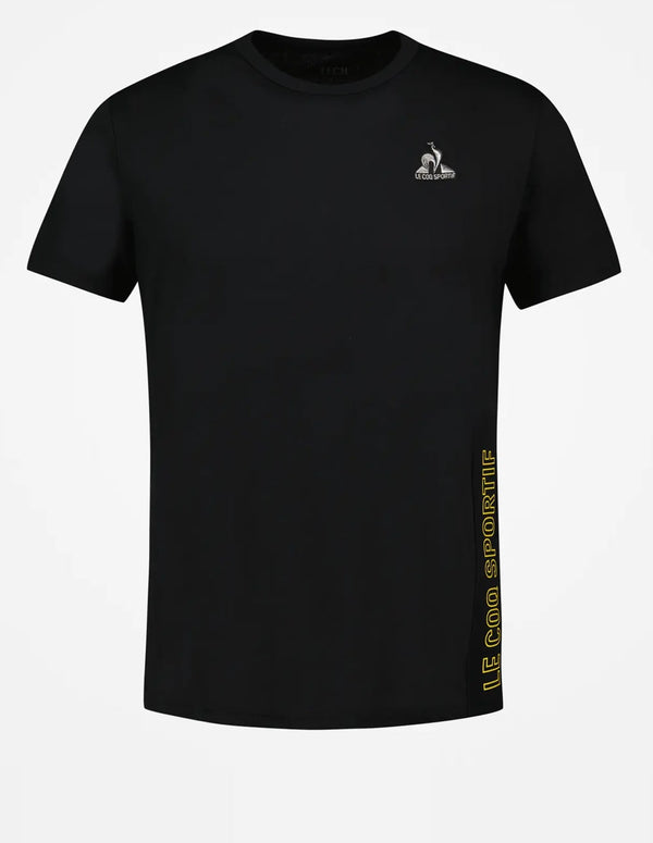 Camiseta Le Coq Sportif Tech Negra Hombre