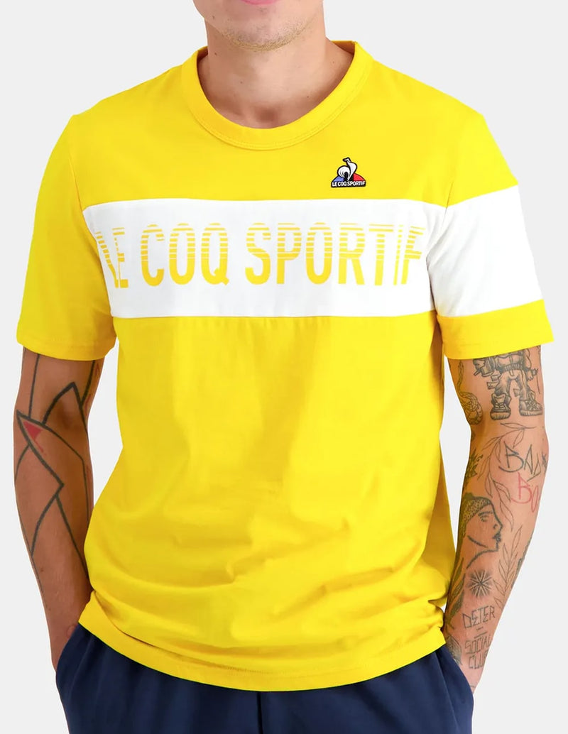 Camiseta Le Coq Sportif Essentiels Amarilla Unisex