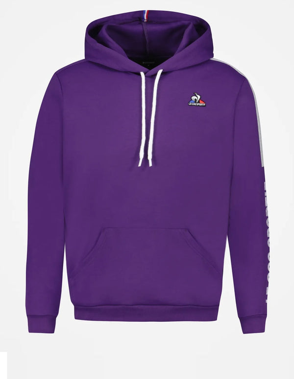 Sudadera con Capucha Le Coq Sportif Saison Morada Unisex