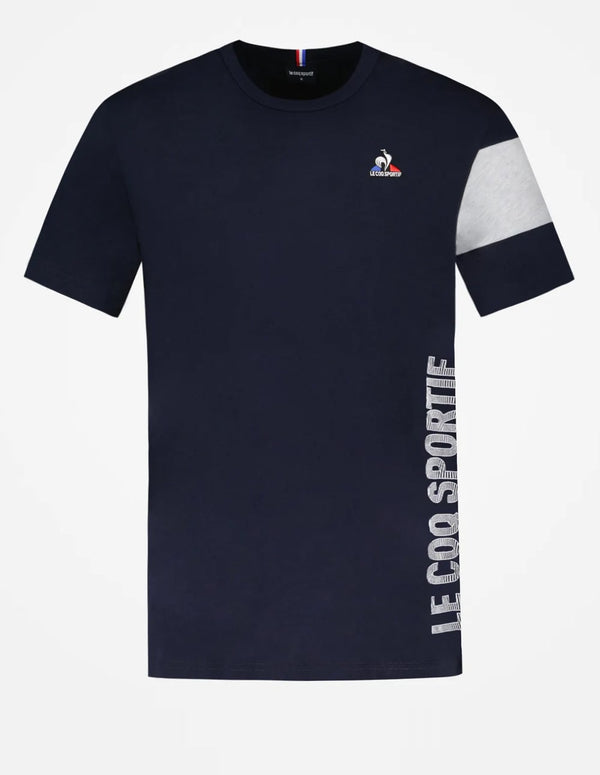 Camiseta Le Coq Sportif Saison Azul Marino Unisex