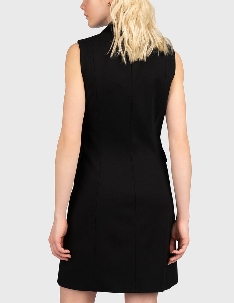 Karl Lagerfeld Black Wrap Dress Women