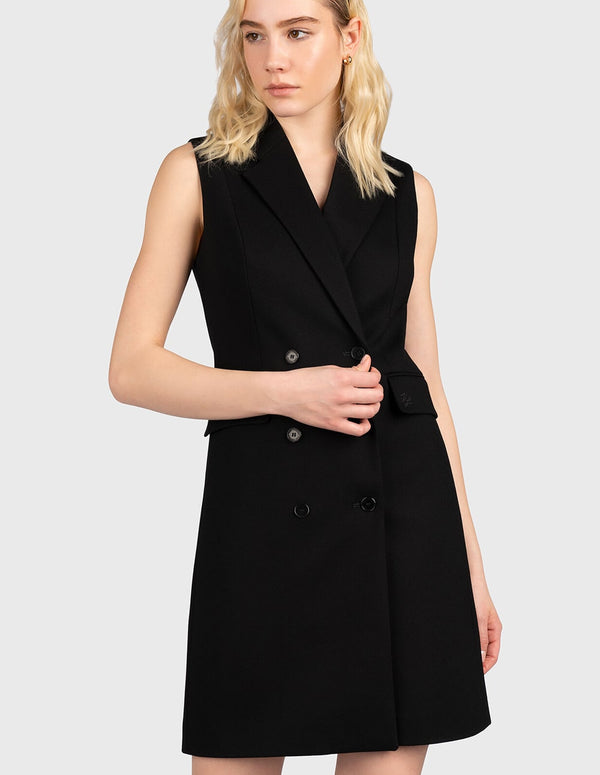 Karl Lagerfeld Black Wrap Dress Women