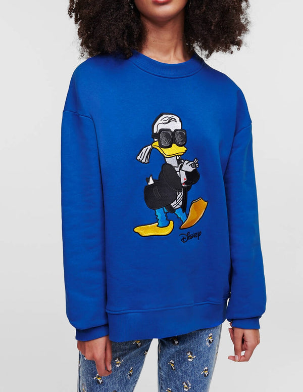 Sudadera Karl Lagerfeld Disney Logo Azul Mujer