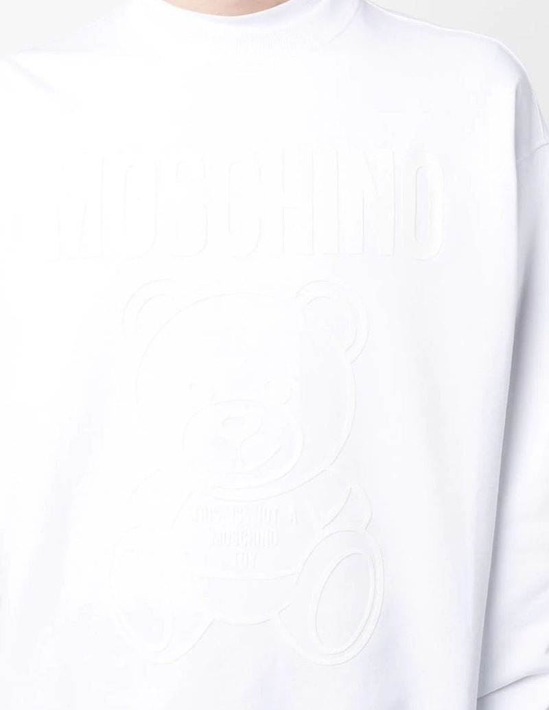 Sudadera Moschino Couture Teddy Bear Blanca Hombre