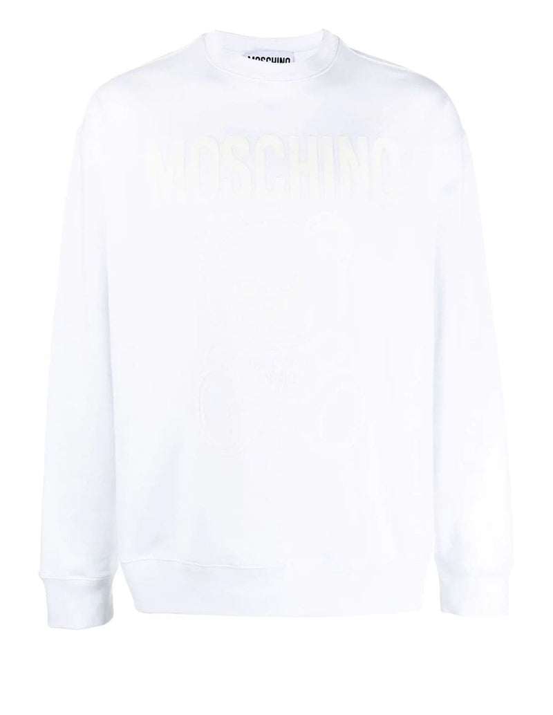 Sudadera Moschino Couture Teddy Bear Blanca Hombre