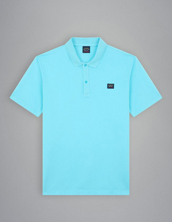 Paul &amp; Shark Polo Shirt with Blue Logo Man