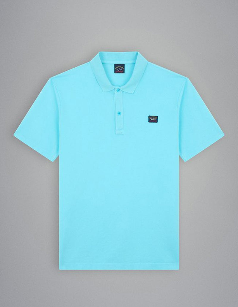 Paul &amp; Shark Polo Shirt with Blue Logo Man