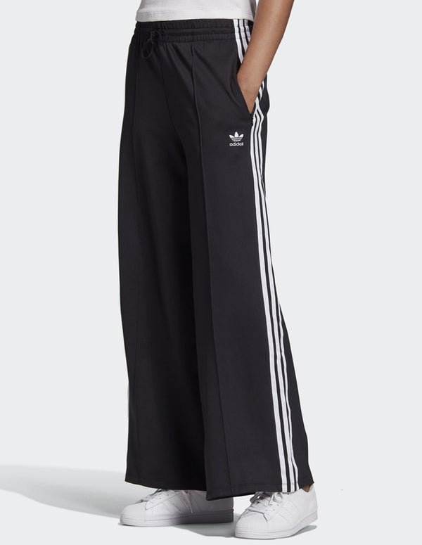 Pantalón adidas de Pierna Ancha Negro Mujer