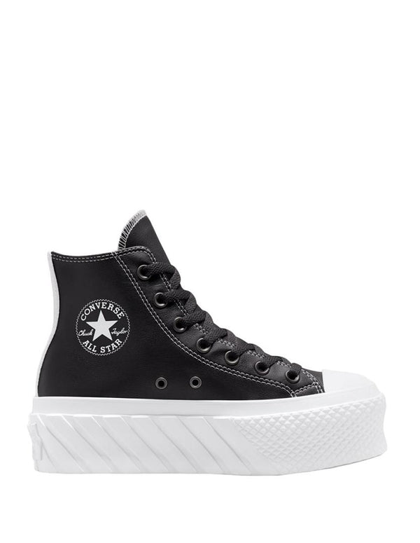 Converse Chuck Taylor All Star Lift 2X con Plataforma Negras y Blancas Mujer