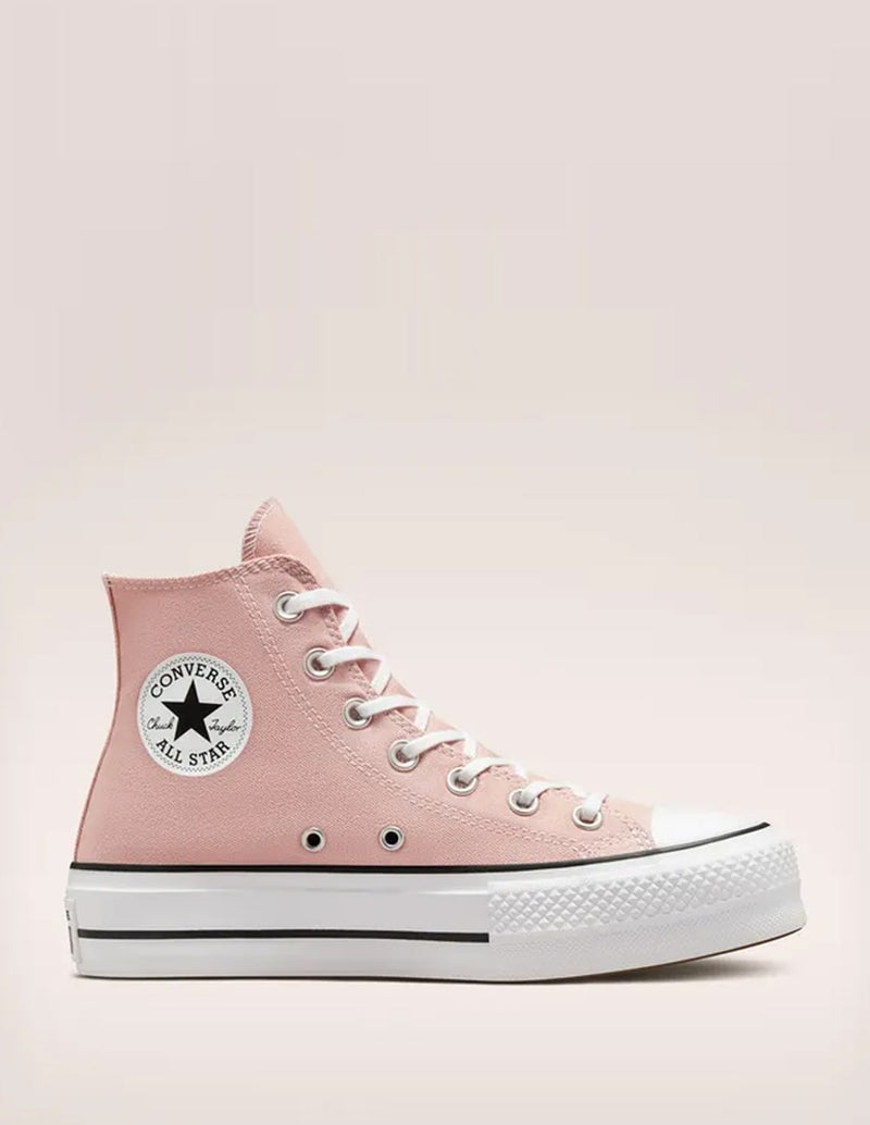 Converse Chuck Taylor All Star Lift High con Plataforma Rosas Mujer