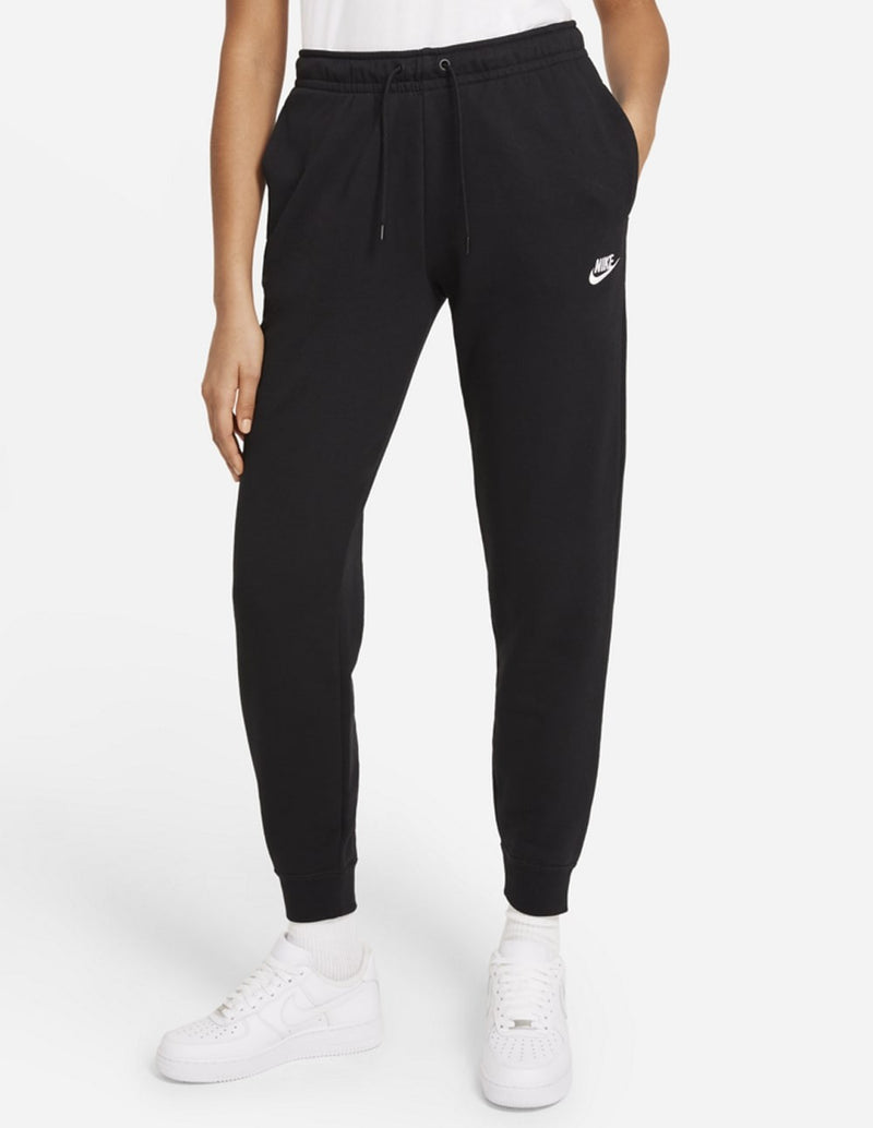 Pantalón de Chandal Nike Essential con Logo Negro Mujer
