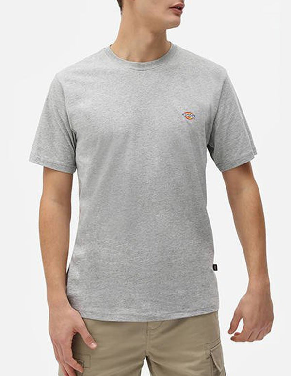 Camiseta Dickies Mapleton con Logo Gris Hombre