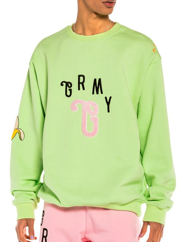 Sudadera Grimey Jungle Punch Verde Hombre