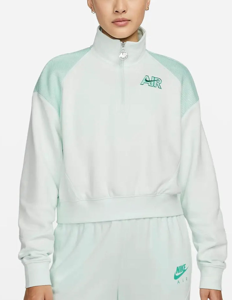 Sweatshirt Nike Sportswear Air 1-4-Zip Green Women