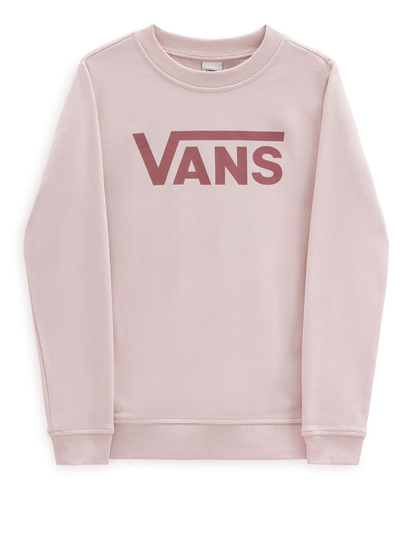 Sudadera Vans Classic V con Logo Rosa Mujer