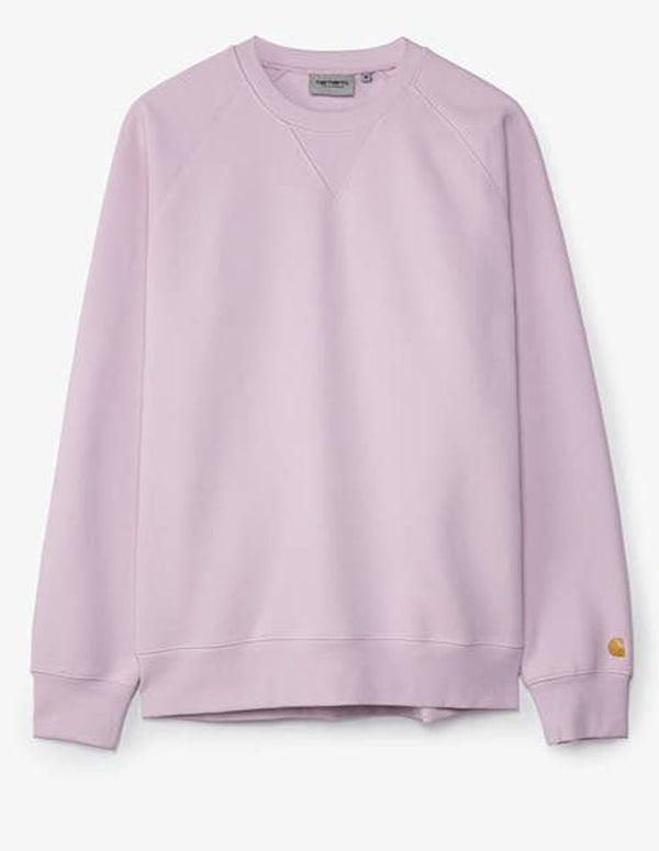 Carhartt WIP Chase Sleeve Logo Sweatshirt Purple Men