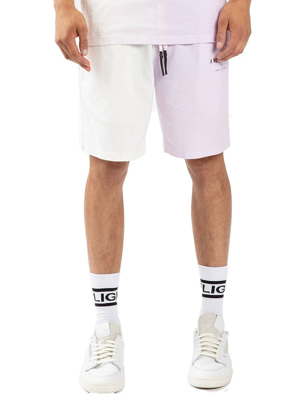 RELIGION Fade White and Violet Men's Short