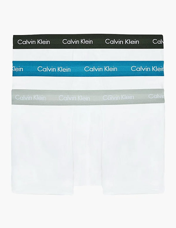 Bóxer Calvin Klein Jeans Low RiseTrunk Pack de 3 Blancos Hombre