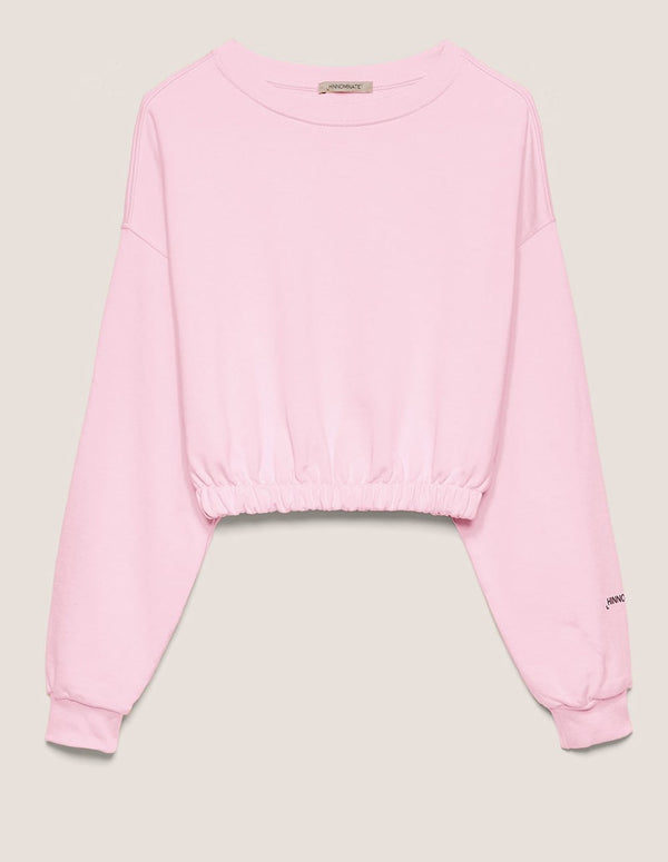 Sudadera Crop Hinnominate Rosa Mujer