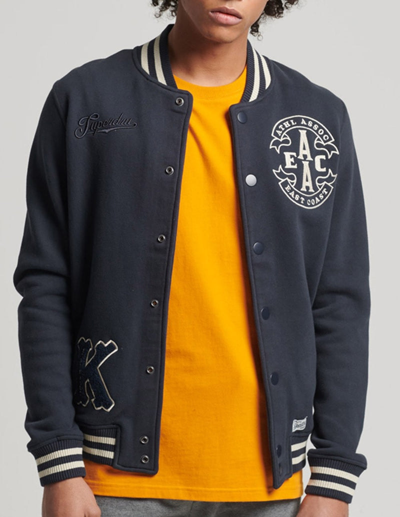 Chaqueta Bomber Superdry Collegiate Azul Marino Hombre