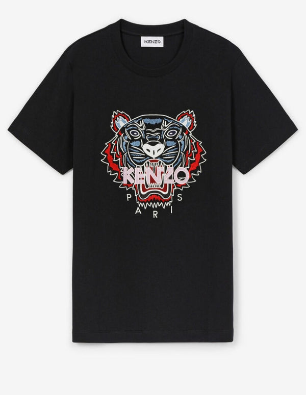 Camiseta Kenzo Tiger Loose Negra Mujer