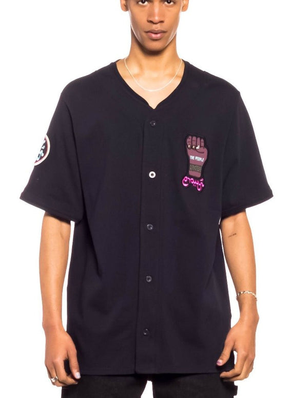 Camiseta de Baseball Grimey Day Dreamer Negra Hombre