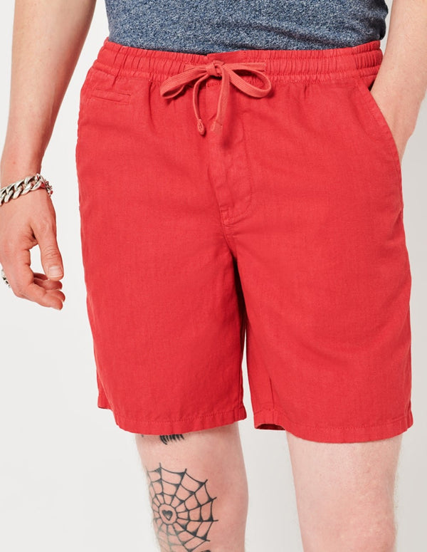 Superdry Vintage Overdyed Red Men's Short