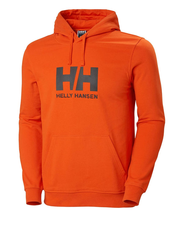 Helly Hansen Orange Logo Men's Hoodie