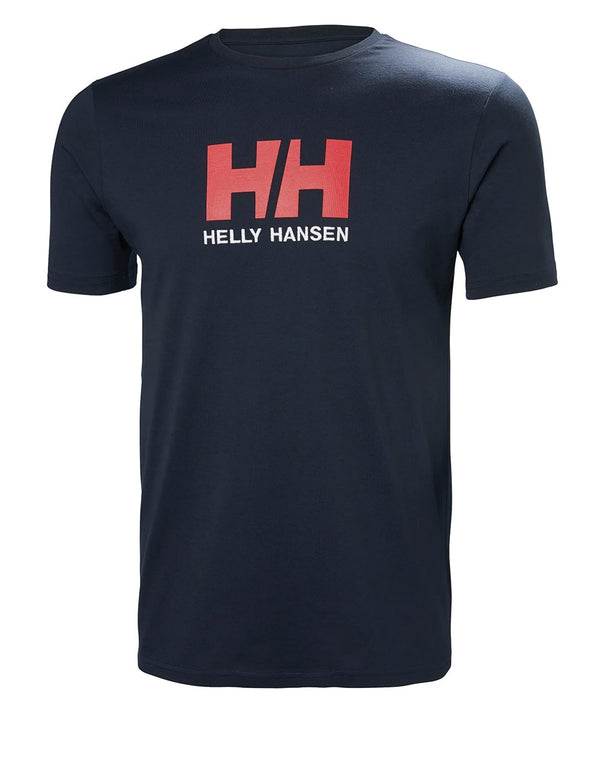 Camiseta Helly Hansen con Logo Azul Marino Hombre