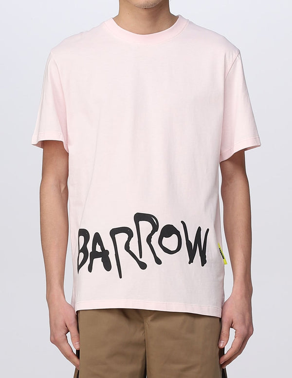 Camiseta BARROW con Estampado Rosa Unisex