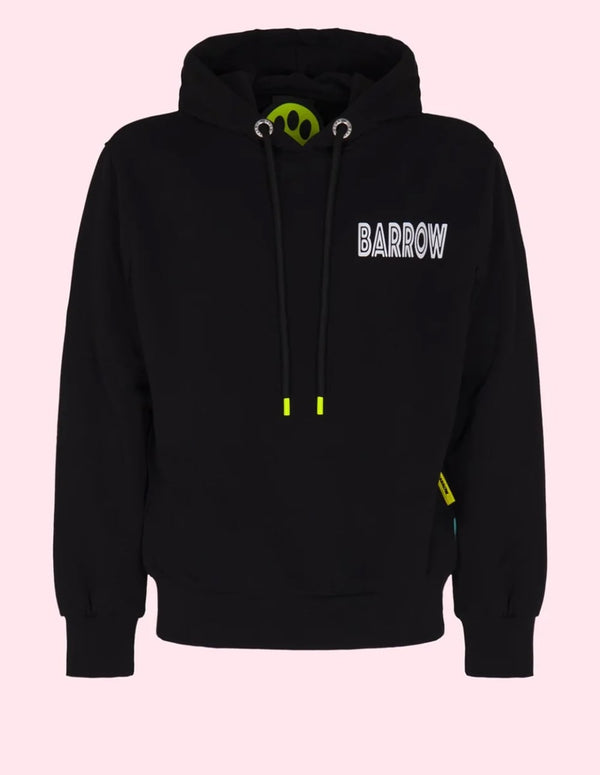 BARROW Hoodie with Black Print Unisex