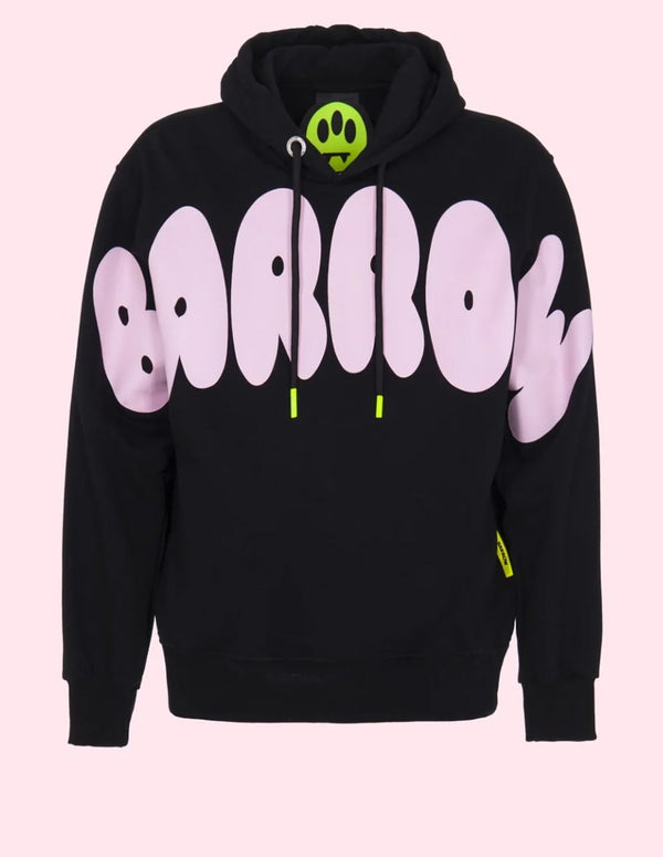 BARROW Hoodie with Black Print Unisex